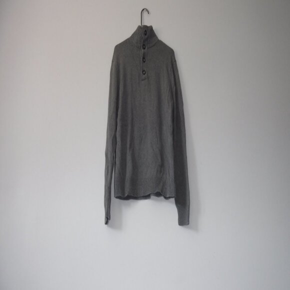 Mens Old Navy Heavy Duty 4 Button Long Sleeve Pull-Over Sweater - Size Large - Picture 4 of 4